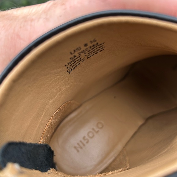 Nisolo Dari 2.0  black leather back zip ankle boot - Picture 8 of 10